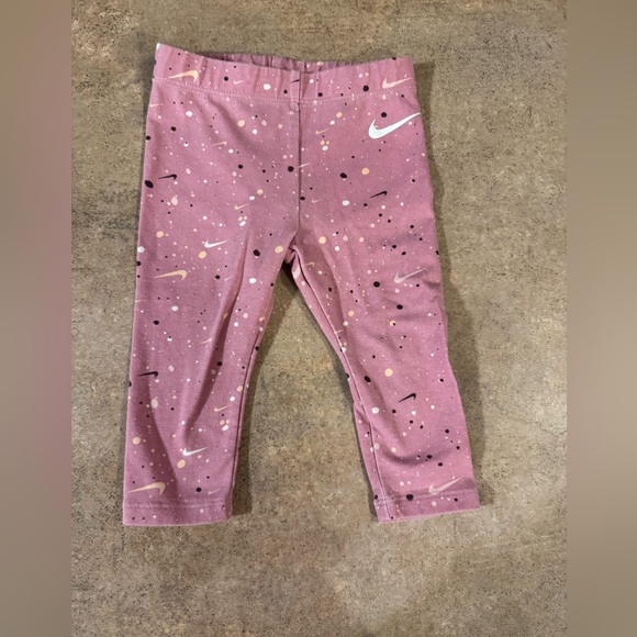 Nike- Pink Baby Leggings, Size 9M - Picture 1 of 4